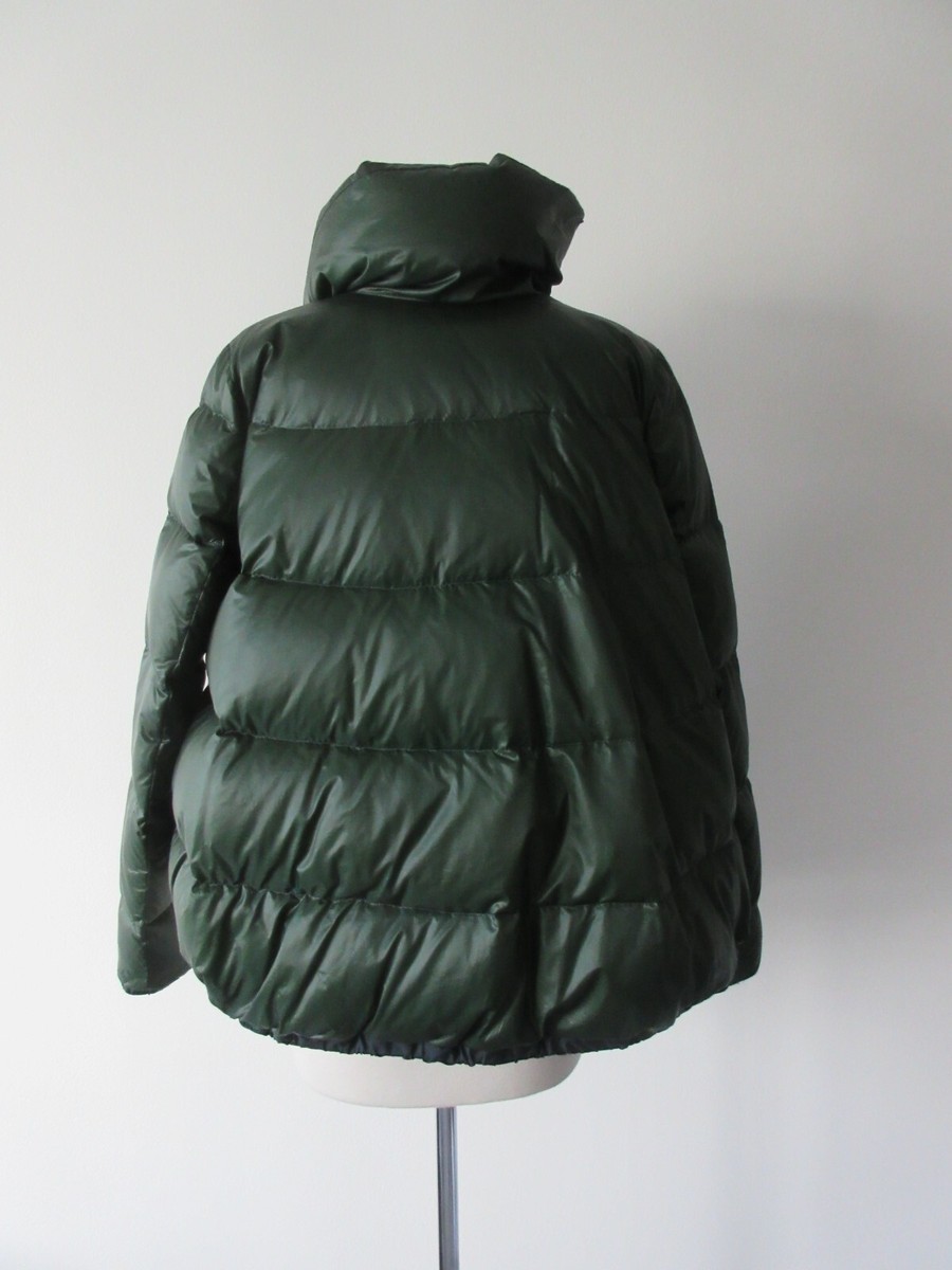 ブルゾン Sacai Green Polyamide Down Jacket SACAI Japan darker green down puffer jacket 3 | eBay