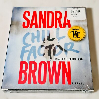 Chill Factor by Sandra Brown  - CD - Abridged - New Sealed  Free Shipping