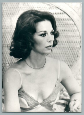 1978 NATALIE WOOD ''LA CHATTE SUR UN TOIT ..''CAT ON A HOT TIN ROOF PHOTO VINTAGE