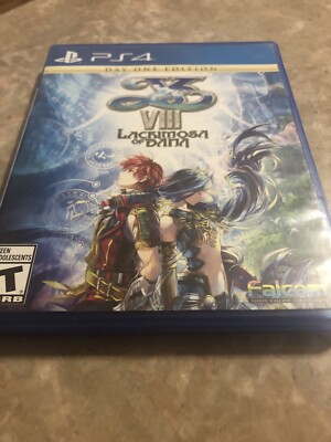 Ys VIII 8 Lacrimosa of DANA Day One Edition- No Art Book - PS4 - Free Shipping