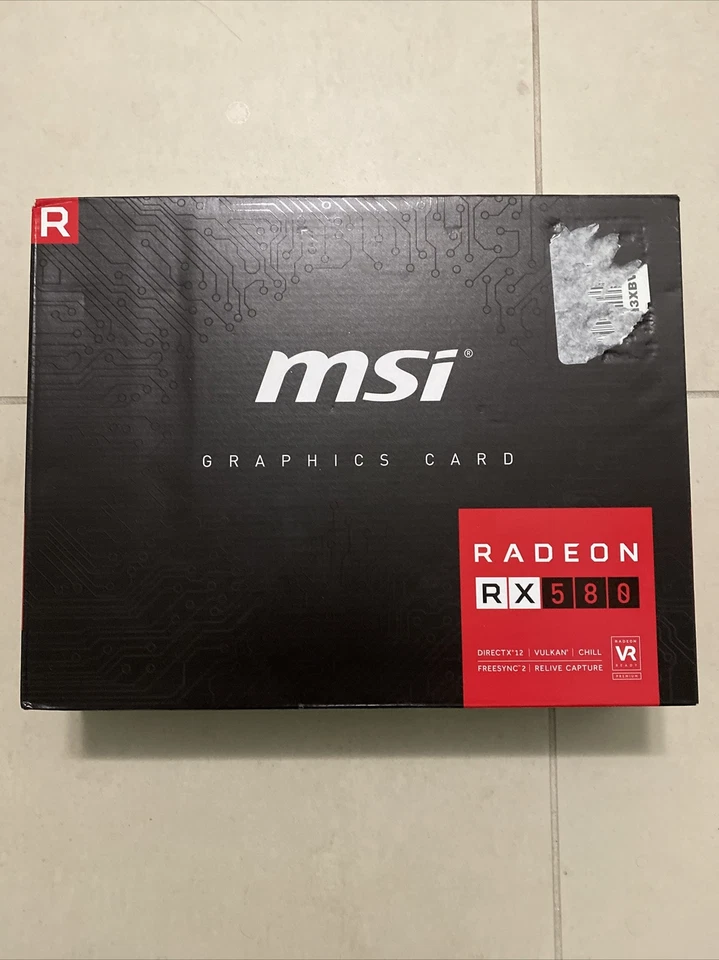 MSI Radeon RX 580 8GB GDDR5 Graphics Card (Brand New, Never Opened) Fast Ship! - Image 2 of 4