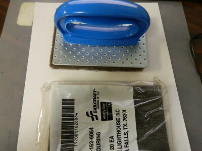 Ability One 6'' Long x 4'' Wide x 1/2'' Thick Sponge QTY 2 7920012227798
