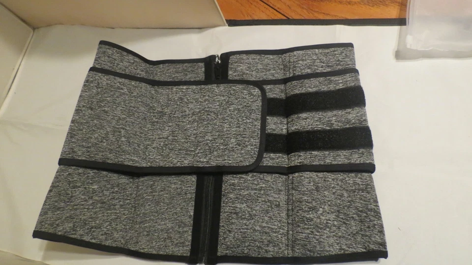 New Gray Compression Slimbelle Sweat Belt to help lose weight for women Size 2XL - Image 2 of 3