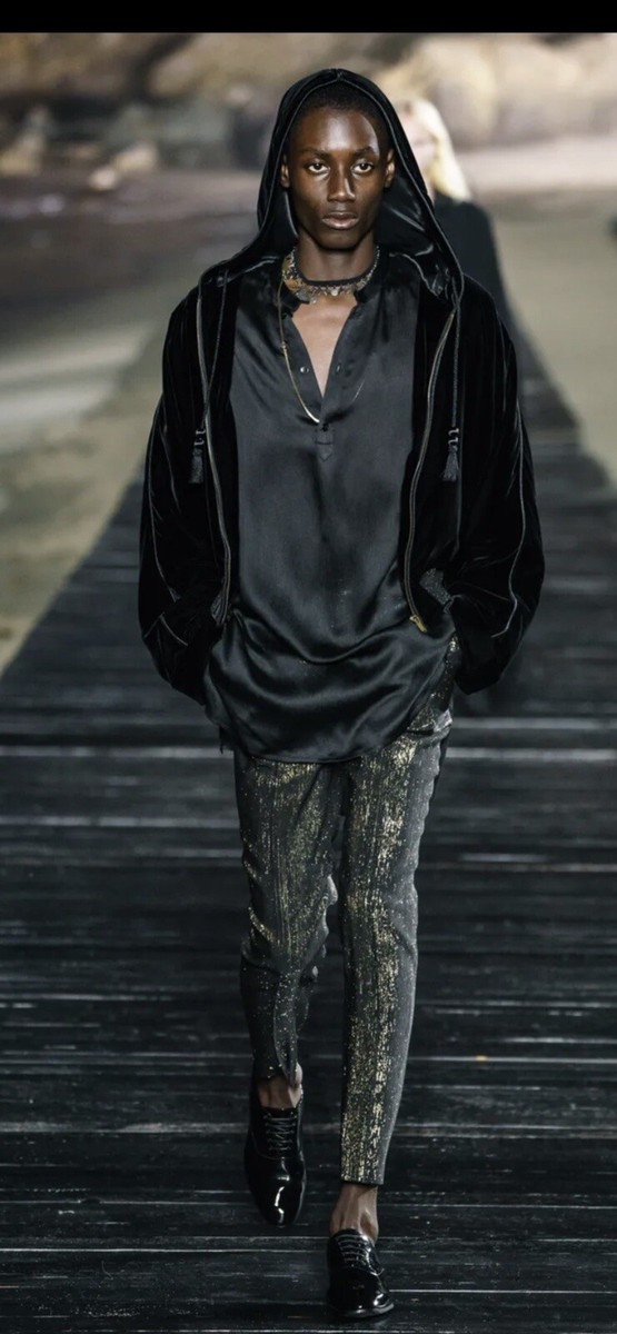 Saint Laurent mens velvet Oversized hoodie 44/S. $3290 | eBay Saint Laurent mens velvet Oversized hoodie 44/S. $3290 | eBay