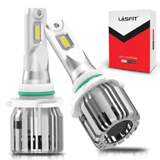 LASFIT 2X 9006 LED Headlight Bulbs Low Beam Super Bright Cool White CANBUS