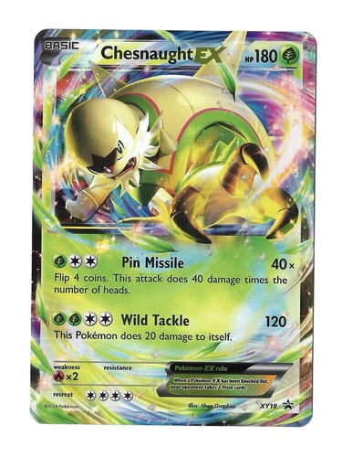 Pokemon TCG Chesnaught XY Base Set 14/146 Lightly Played Reverse