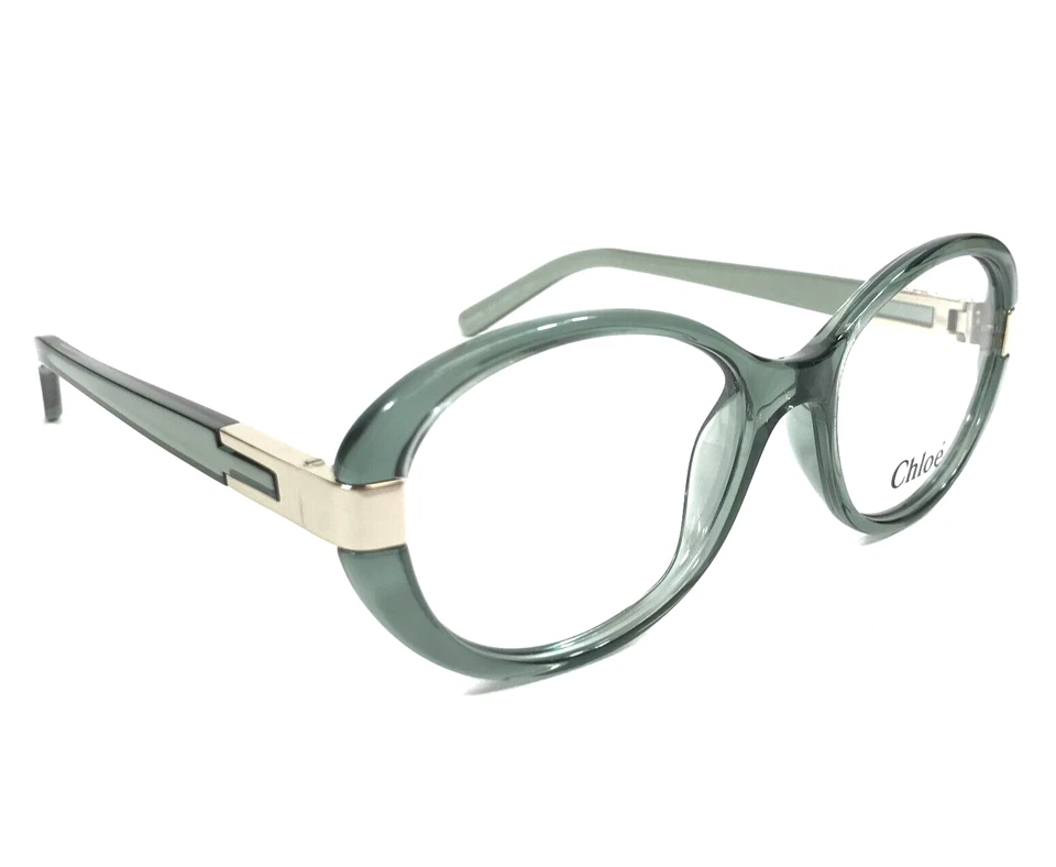 Marcos de gafas Chloe CE2656 317 oro verde claro brillante redondo 52-17-135 Foto 2 de 4
