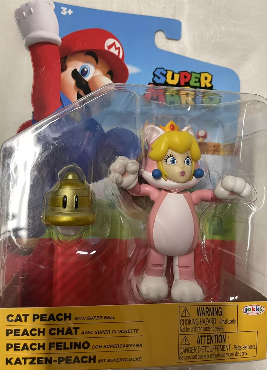 Nintendo Cat Mario with Bell 4in Figure