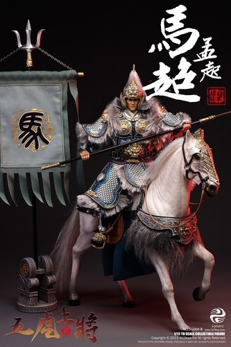 303TOYS 1/12 Soldado Tres Reinos Cinco Generales Tigre Hombre y Caballo Guerra Bandera - Imagen 43 de 66