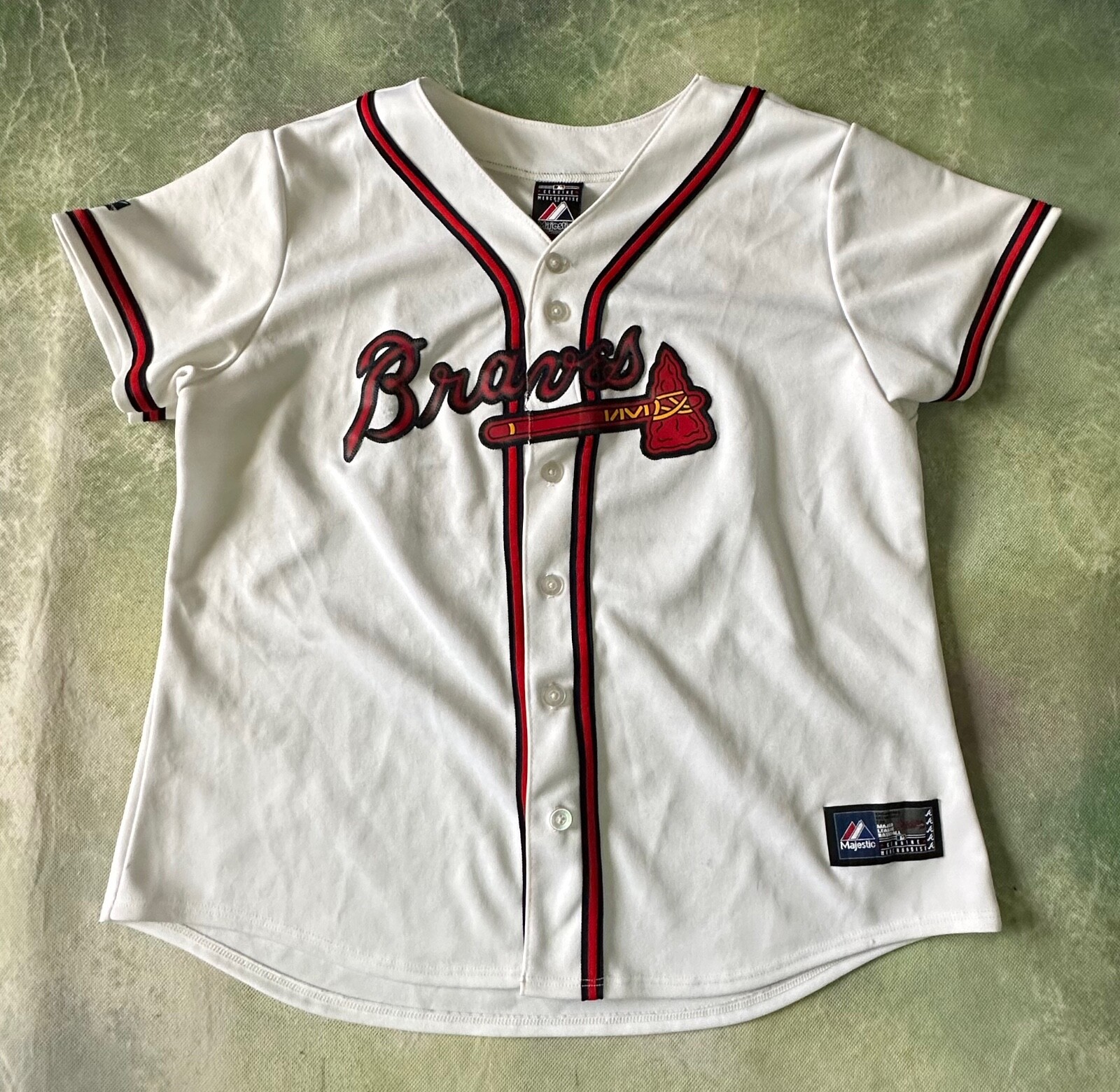 atlanta braves women's jersey