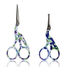 JubileeYarn Stork Bird Safety Tip Embroidery Craft Scissors Assortment