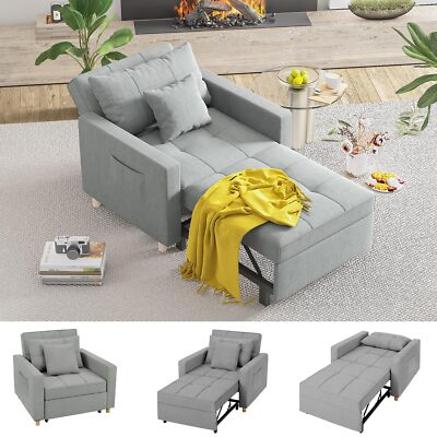 YODOLLA Convertible Sofa Bed 3-in-1 Pull out Arm Chair Folding