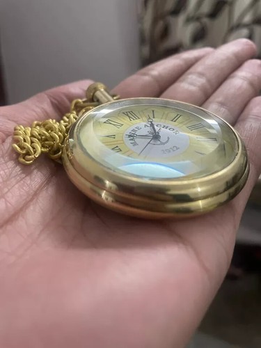 Vintage Collectible Marine Anchor Watch Victoria time Piece Antique Pocket Watch - Picture 4 of 5