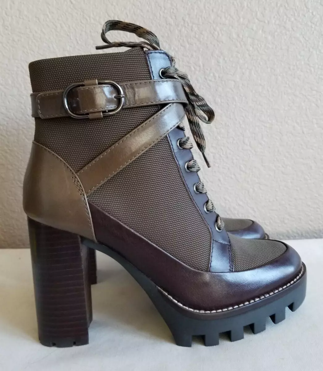 New Antonio Melani perline platform boots. Sz8.5. RT 150