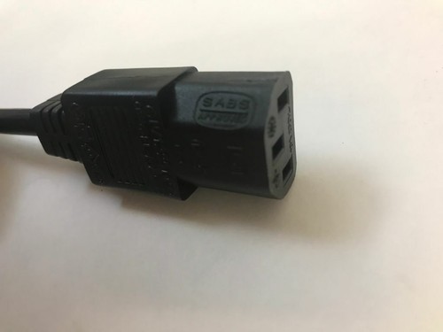 Argentina Power Cord 7.5 ft IRAM to C13 15A 220V Works for all power supply - Picture 2 of 4