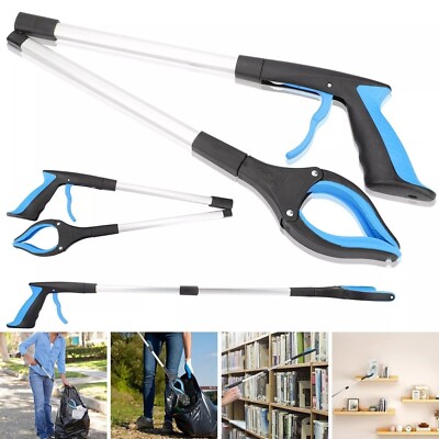 Heavy Duty Grabber Tool Trash Reacher Industrial Pick Up Stick Hand Grip Reach