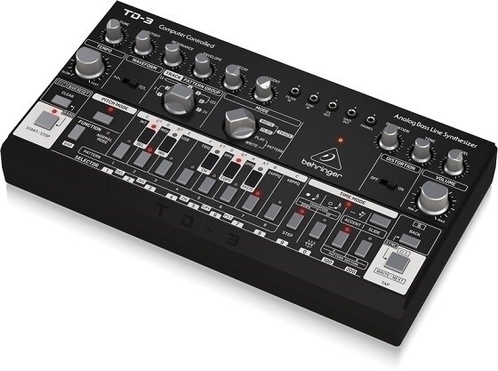 4033653032278 Behringer TD-3-BK Линия синтеза для центрального процессора Behringer 33990₽