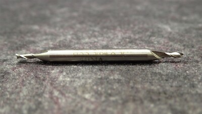 Interstate 01780055 5/64'' Uncoated Spiral Flute 30° Helix, Center Cut (BN206)