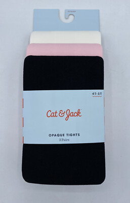 CAT \u0026 JACK OPAQUE TIGHTS ~ SIZE 4T-5T 