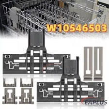 8Pcs W10546503 Upper Rack Adjuster for Whirlpool Dishwasher W10195840 W10195839