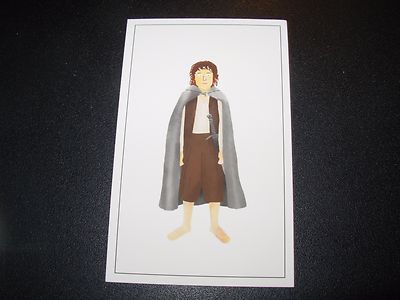 MAX DALTON Frodo Baggins hobbit lord of the rings 2X4'' poster art handbill