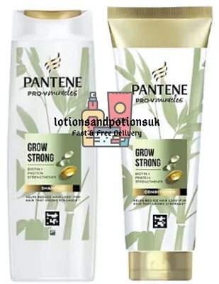 PANTENE PRO-V Pantene Pro V Miracles GROW STRONG Shampoo & Conditioner With Biotin & Bamboo