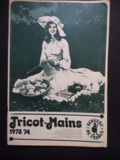 § catalogue ancien laine tricot BERGERE DE FRANCE explications 1973 / 1974