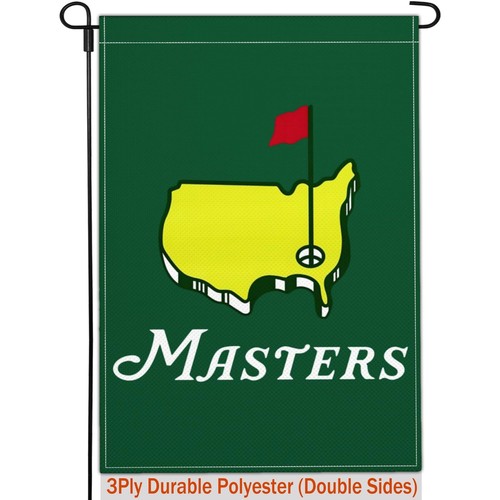 Masters Flag Golf Garden Flag 12x18 Inch Double Sided 3Ply Polyester Home Yar... - 第 1/7 張圖片