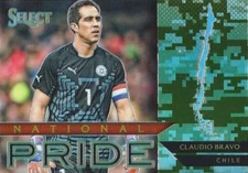 2015 Panini Select Soccer 'National Pride' Camo Parallel Serial Numbered /249