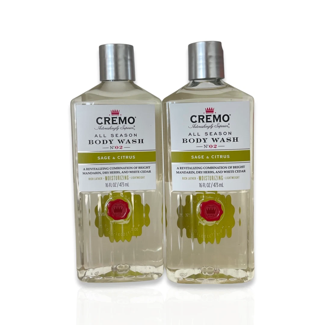 Cremo sage and citrus cologne clearance