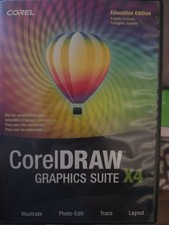CorelDRAW Graphics Suite X4 Upgrade Big Box Computer Software