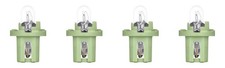 4x OSRAM ORIGINAL B8.5d blassgrün 12 V/2 W