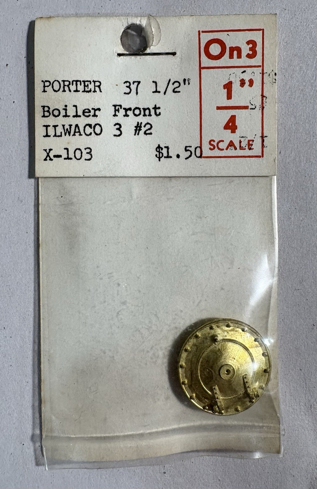 Grandt Line On3 Scale X-103 Porter 37-1/2