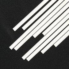 Plastruct H Column Styrene 3/16 (5) - Model Scratch Building Plastic Strips