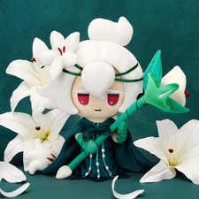 2026 Cookie Run Kingdom Saint White Lily Soft Plush Toy Soft Doll New