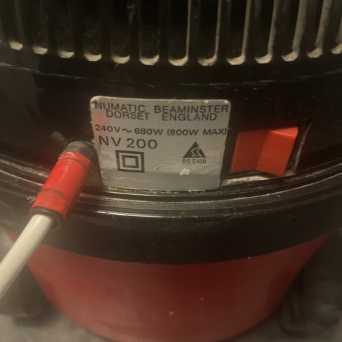 Rare Vintage Numatic NV200 1983 Early Henry Vacuum Cleaner - Good Working Order. - Picture 14 of 14
