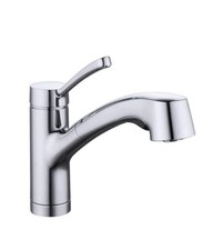 Glacier Bay McKenna Single Handle Pull Out Sprayer Kitchen Faucet Chrome