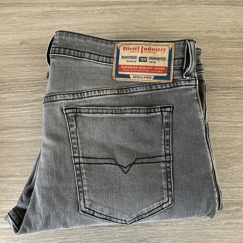 Diesel Industry - Herren Jeans - Grau - Größe 36W / 32L - Style Buster RM041 - Bild 9 von 9