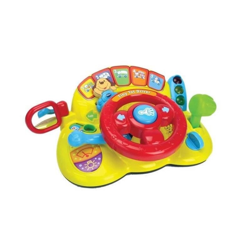 Vtech Vroum Vroum des découvertes : premier volant interactif musical pour bébé