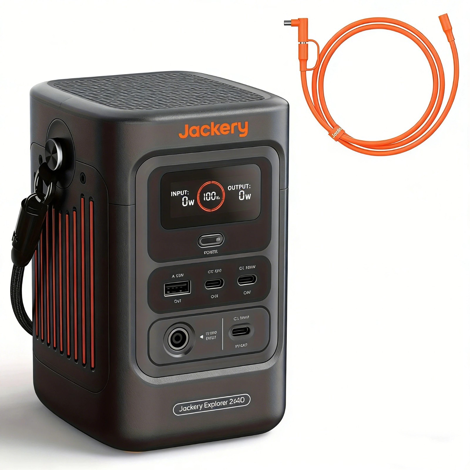 Jackery Explorer 240D Portable Power Station 255Wh with 5M Charging Cable