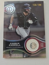 2025 Topps Tribute - Stamp of Approval Relic - Corbin Carroll /199 Diamondbacks
