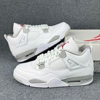 Jordan 4 Retro ''White Oreo'' Men's Basketball Shoes Mid Top Us Size7-12