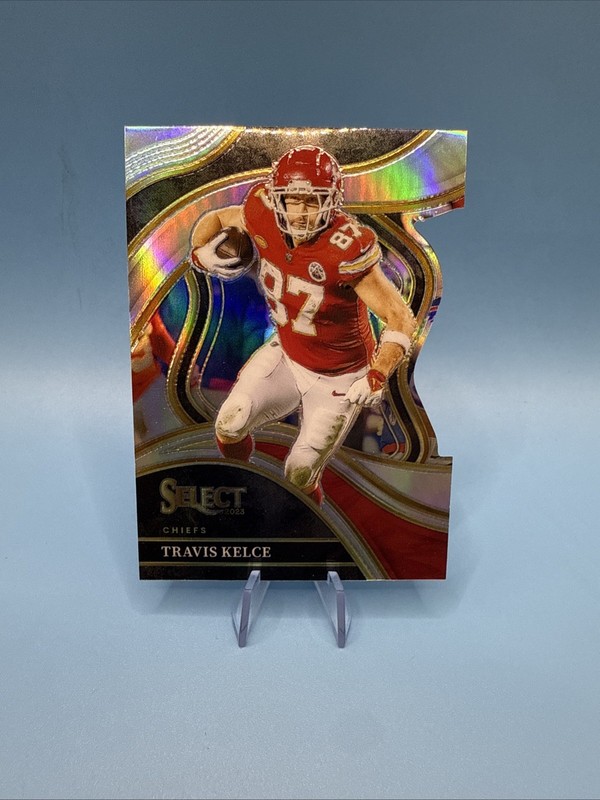 Travis Kelce - 2023 Panini Select Football Club Level SILVER PRIZM - #215 Chiefs