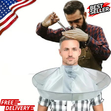 Hair Cutting Cloak Umbrella Hairdressing Cape Catcher Cover Salon Barber Family
