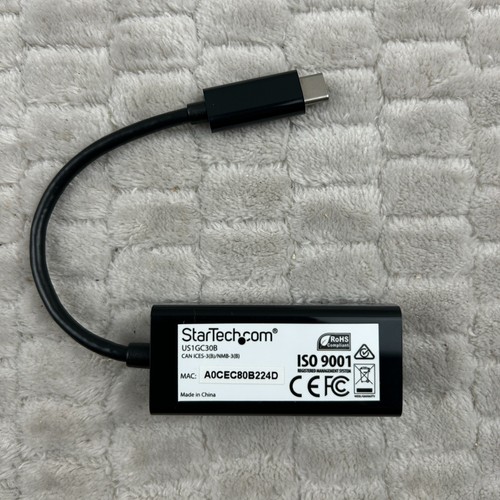 StarTech USB-C to Gigabit Network Adapter - USB 3.1 Gen 1 -StarTech.com US1GC30B - 第 1/4 張圖片