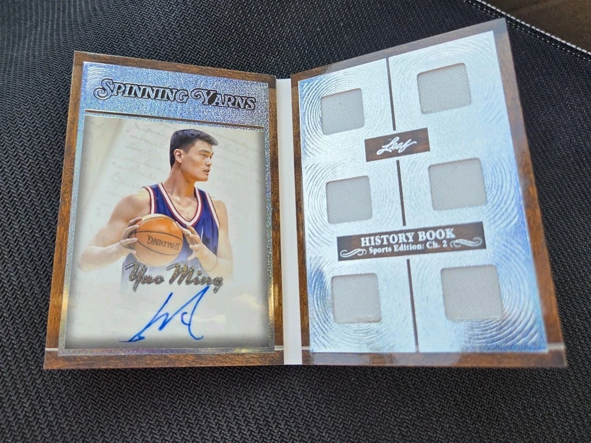 Yao Ming Basketball Original Autographed Sports Trading Cards