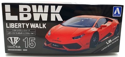 Aoshima Maßstab 1:24 Modellbausatz 15 - Lamborghini Huracan Liberty Walk