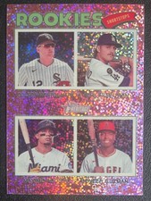 Topps 2026 Heritage Rookie Shortstops Sparkle Parallel Montgomery Freeland Acos…