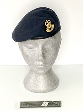 RAF Officer Beret & Subdued Chest Badge. Various Sizes.