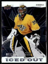 2020-21 Upper Deck Allure #IO-10 Pekka Rinne Nashville Predators Iced Out Card